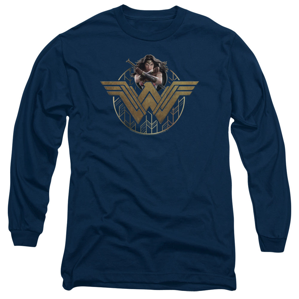 Wonder Woman Movie - Power Stance And Emblem Adult Long product image 1