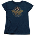 Wonder Woman Movie - Power Stance And Emblem Women's Short product image 1
