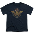 Wonder Woman Movie - Power Stance And Emblem Youth Short product image 1