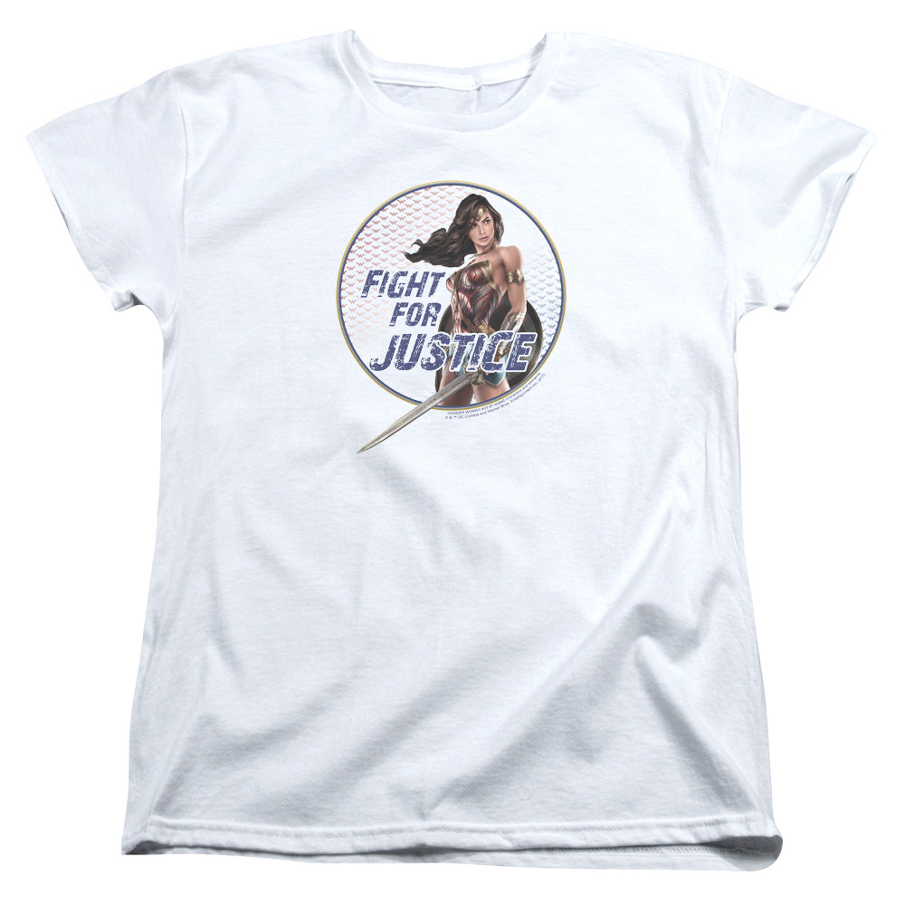 Wonder Woman Movie - Fight For Justice Women's Short Sleeve product image 1