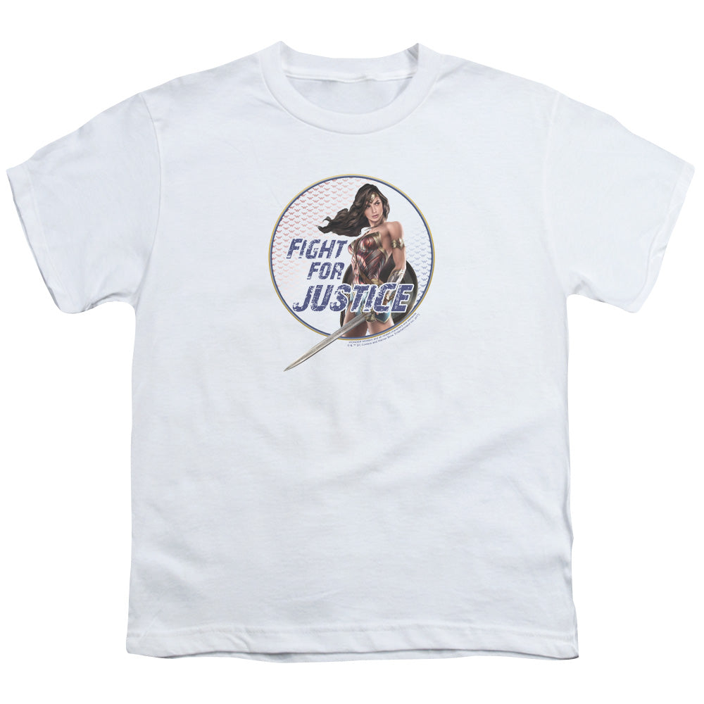 Wonder Woman Movie - Fight For Justice Youth Short Sleeve product image 1