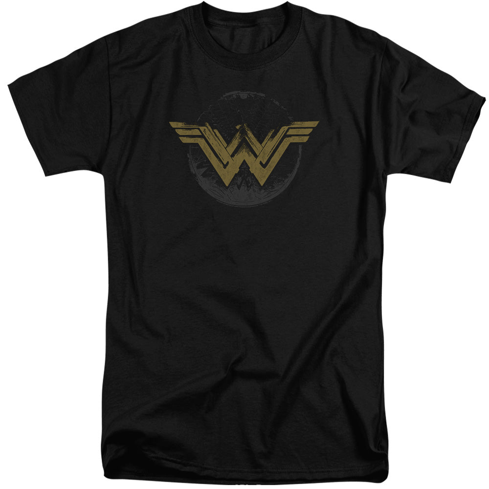 Wonder Woman Movie - Distressed Logo Adult Tall Fit Short product image 1