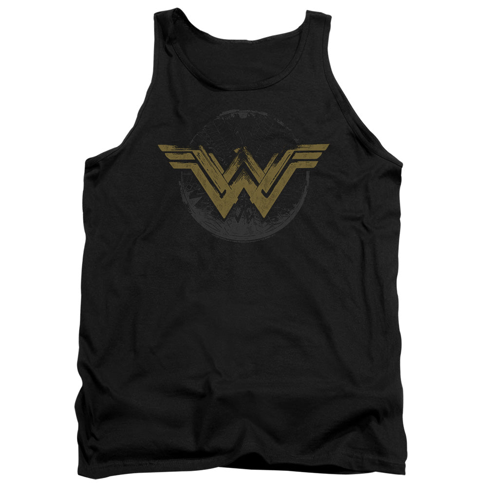 Wonder Woman Movie - Distressed Logo Adult Tank Top