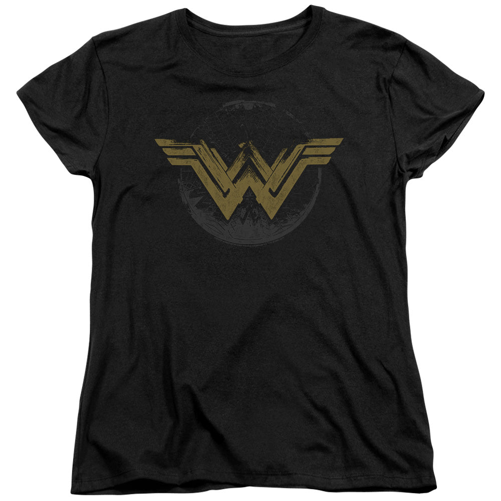Wonder Woman Movie - Distressed Logo Women's Short Sleeve product image 1