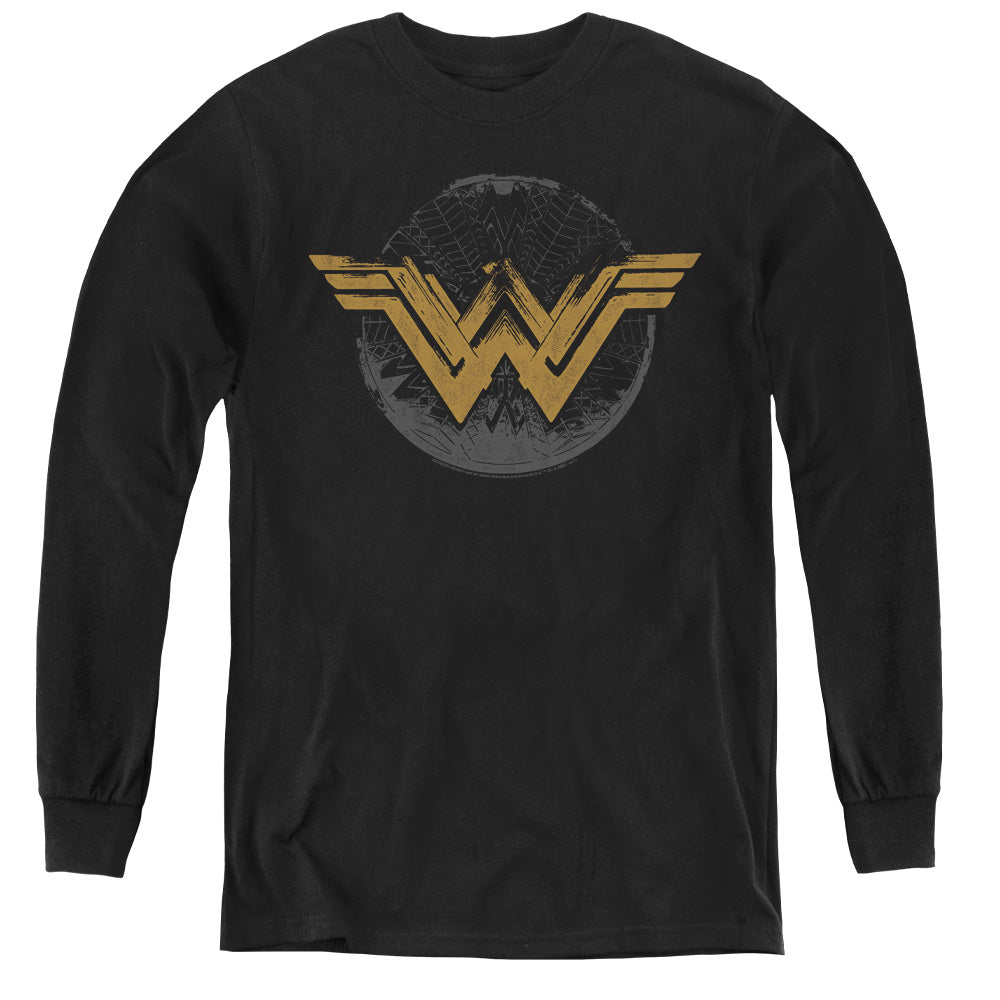 Wonder Woman Movie - Distressed Logo L - S Youth product image 1