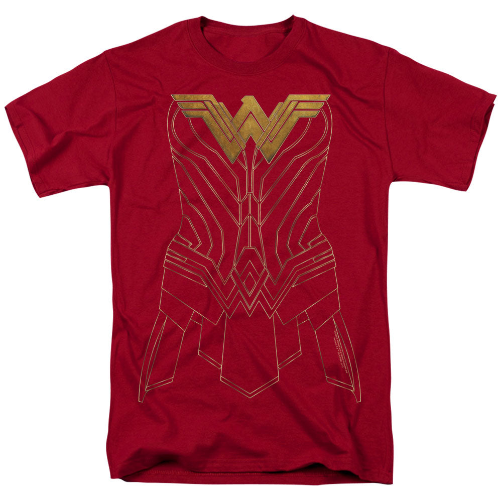 Wonder Woman Movie - Armor Outline Adult Regular Fit Short product image 1