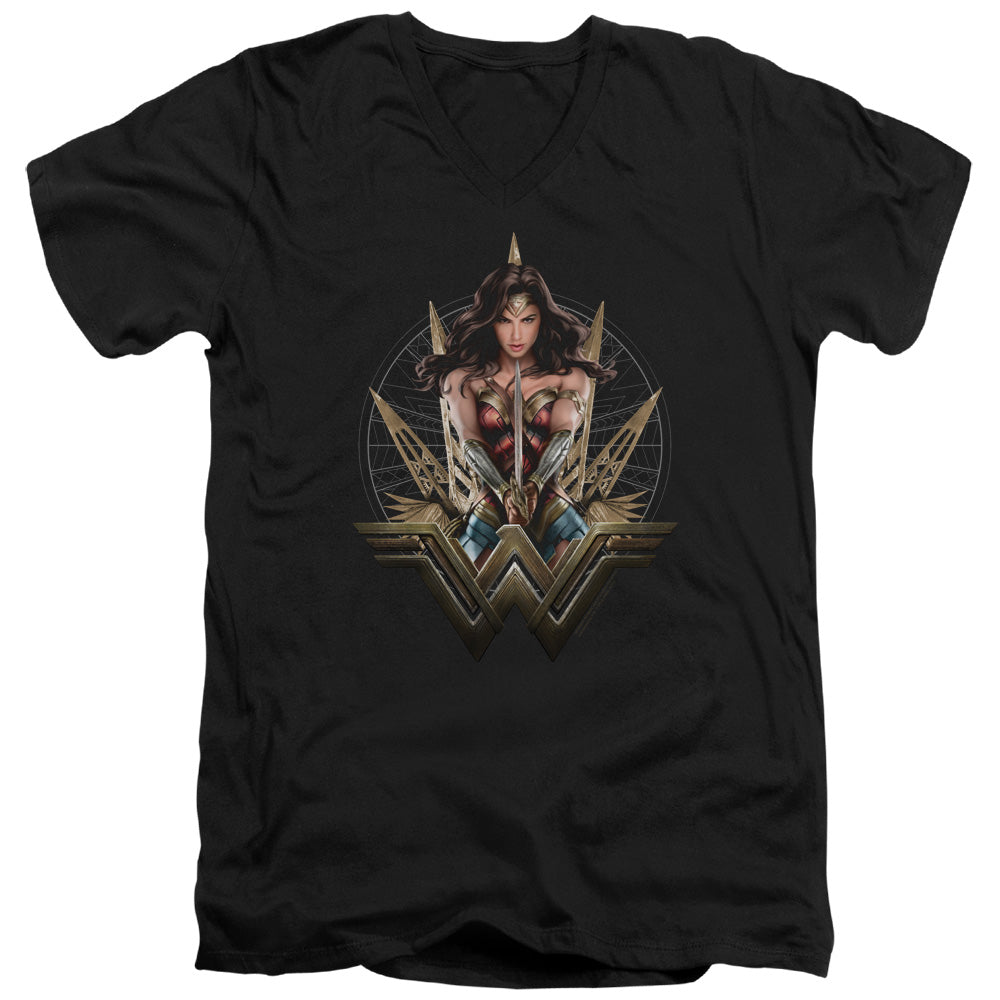 Wonder Woman Movie - Blades Adult Slim Fit V Neck Cotton product image 1