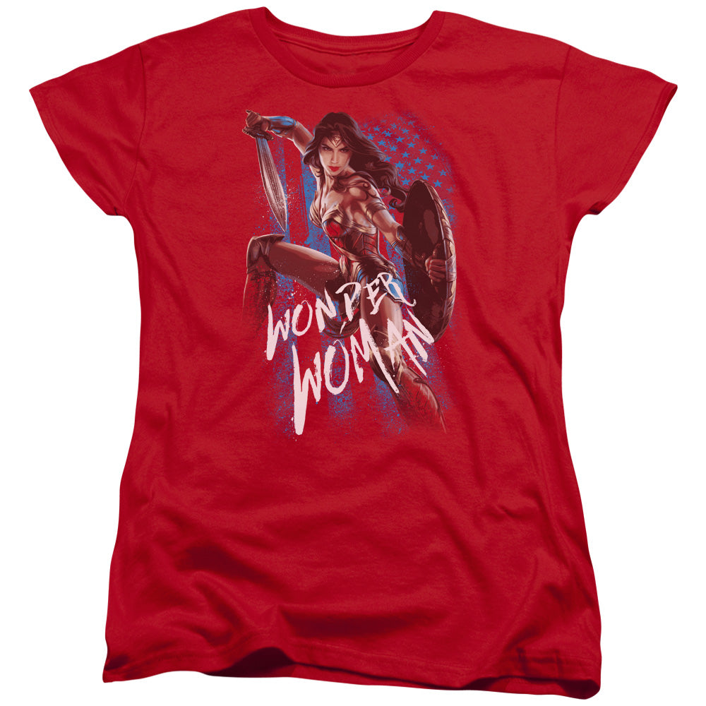 Wonder Woman Movie - American Hero Women's Short Sleeve product image 1