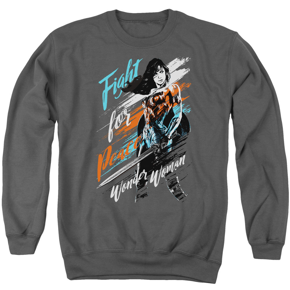 Wonder Woman Movie - Fight For Peace Adult Crewneck product image 1
