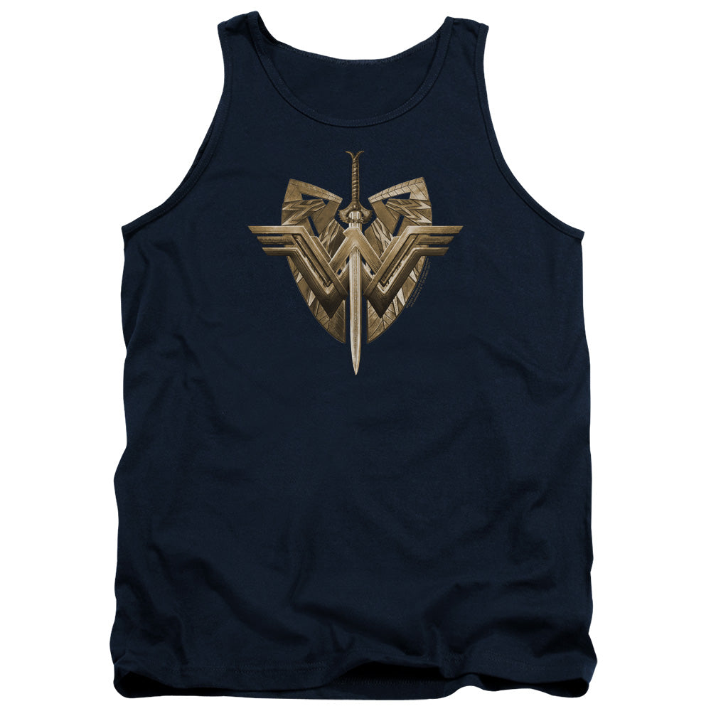 Wonder Woman Movie - Sword Emblem Adult Tank Top