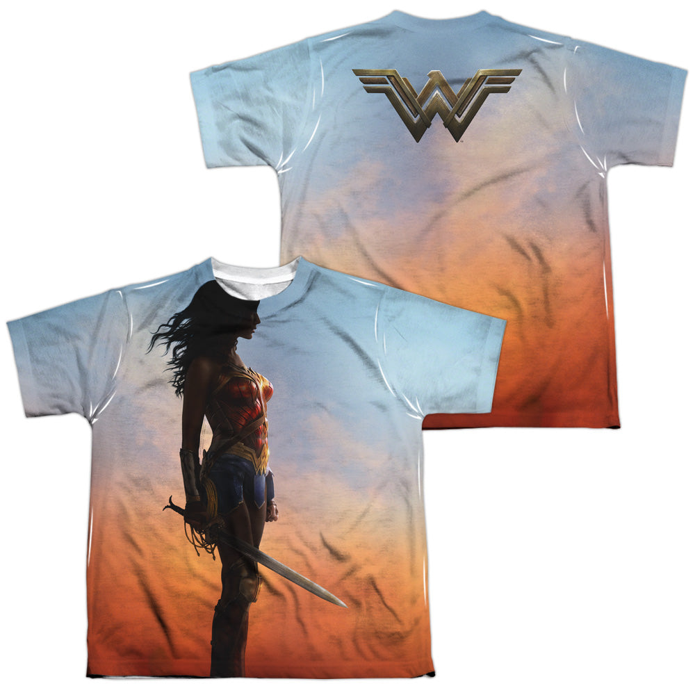 Wonder Woman Movie - Poster (Front - Back Print) Youth Short Sleeve 100% Poly