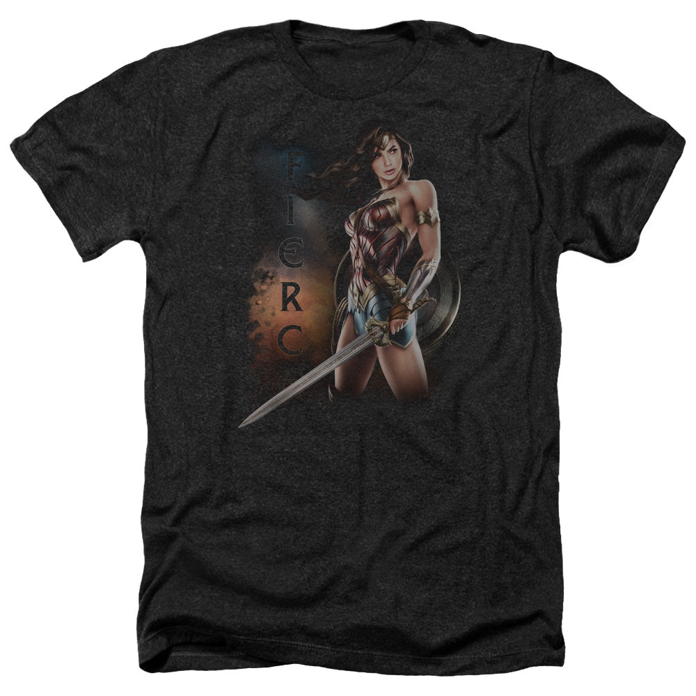 Wonder Woman Movie - Fierce Adult Regular Fit Heather Short product image 1