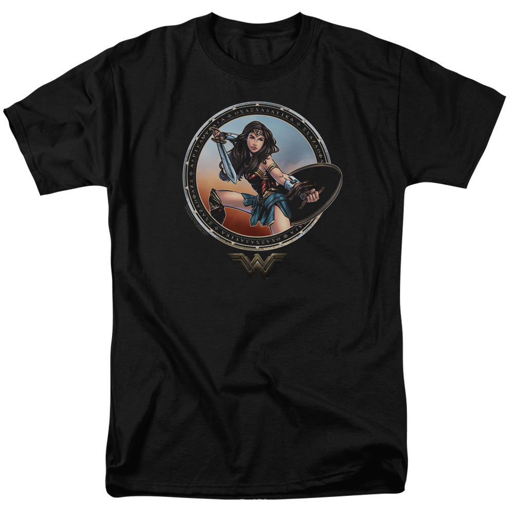 Wonder Woman Movie - Battle Pose Adult Regular Fit Short product image 1