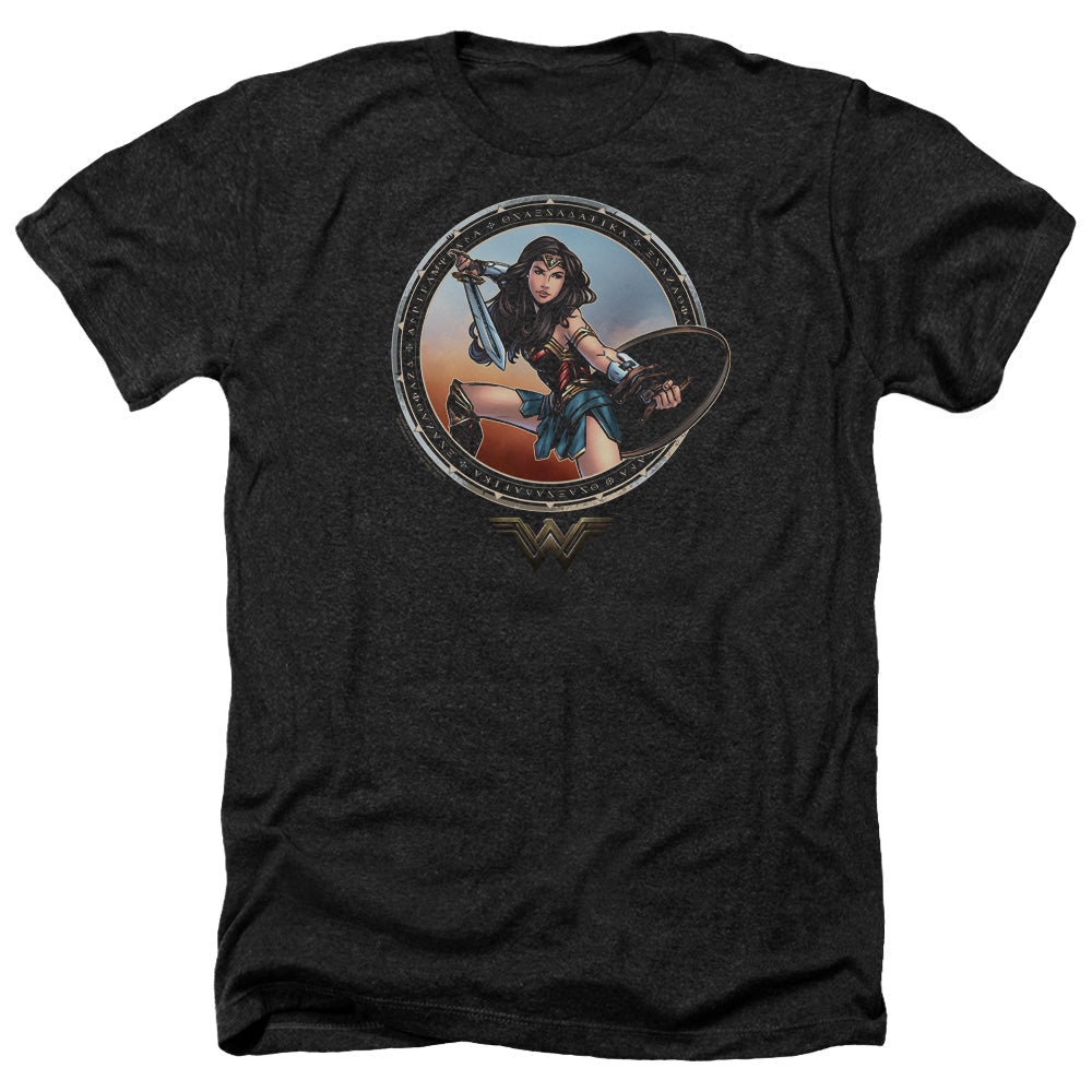 Wonder Woman Movie - Battle Pose Adult Regular Fit Heather product image 1