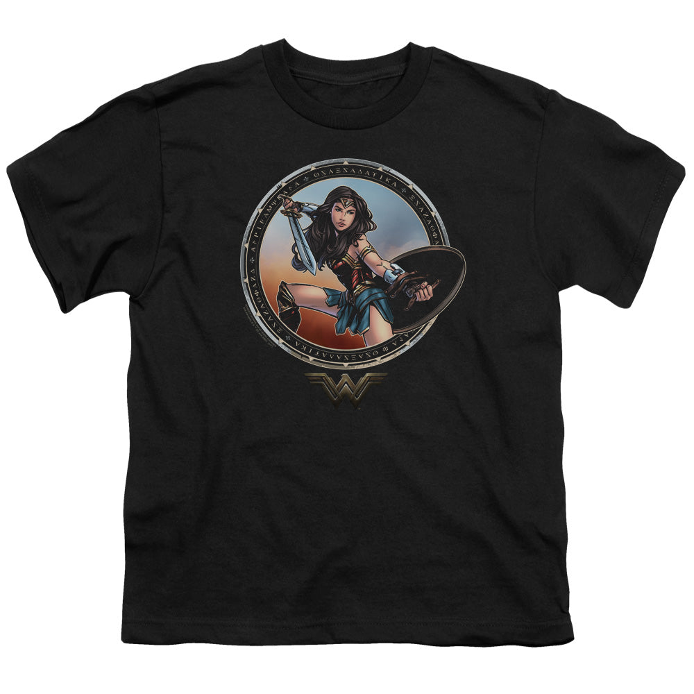 Wonder Woman Movie - Battle Pose Youth Short Sleeve product image 1