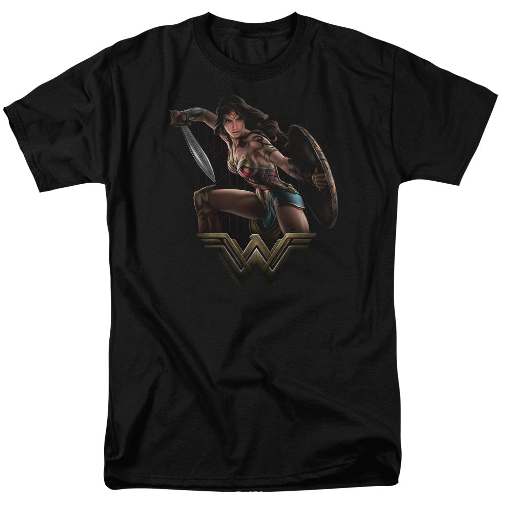 Wonder Woman Movie - Fight Adult Regular Fit Short Sleeve product image 1