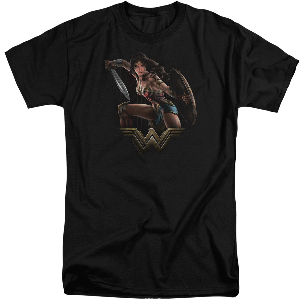 Wonder Woman Movie - Fight Adult Tall Fit Short Sleeve product image 1