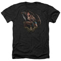 Wonder Woman Movie - Fight Adult Regular Fit Heather Short product image 1