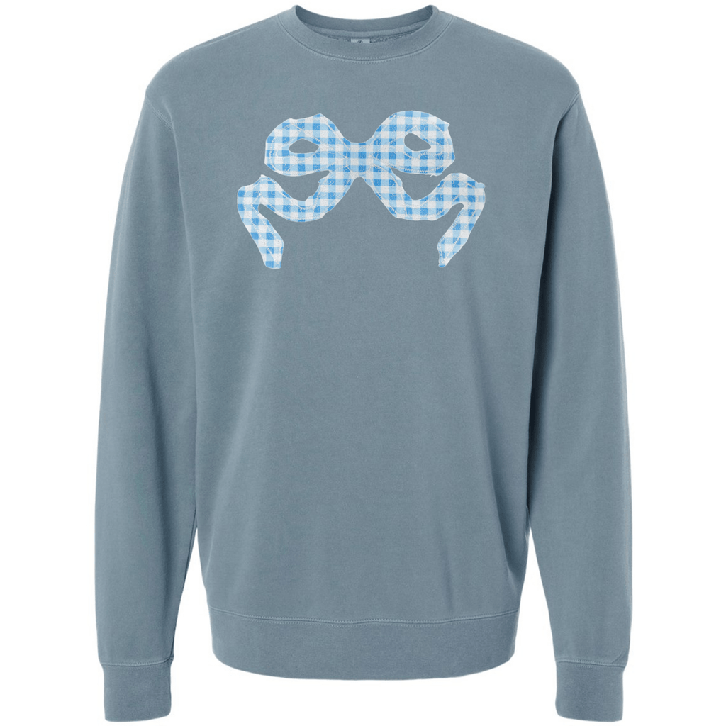 'Blue Gingham' Appliqué Stitch Cozy Crew product image 4