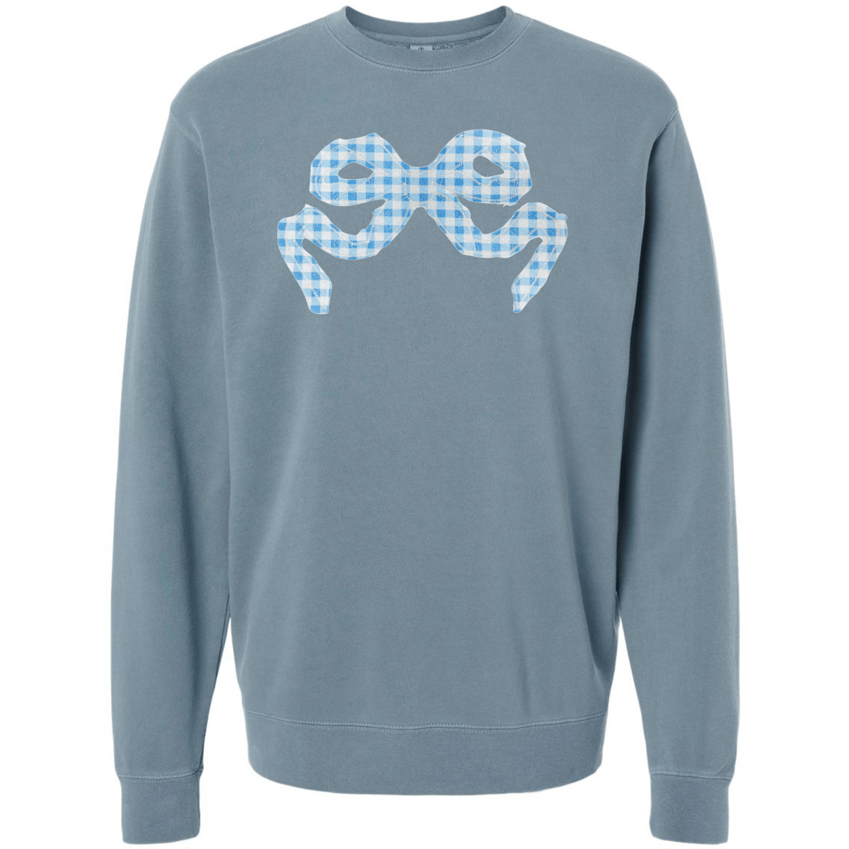 'Blue Gingham' Appliqué Stitch Cozy Crew product image 4