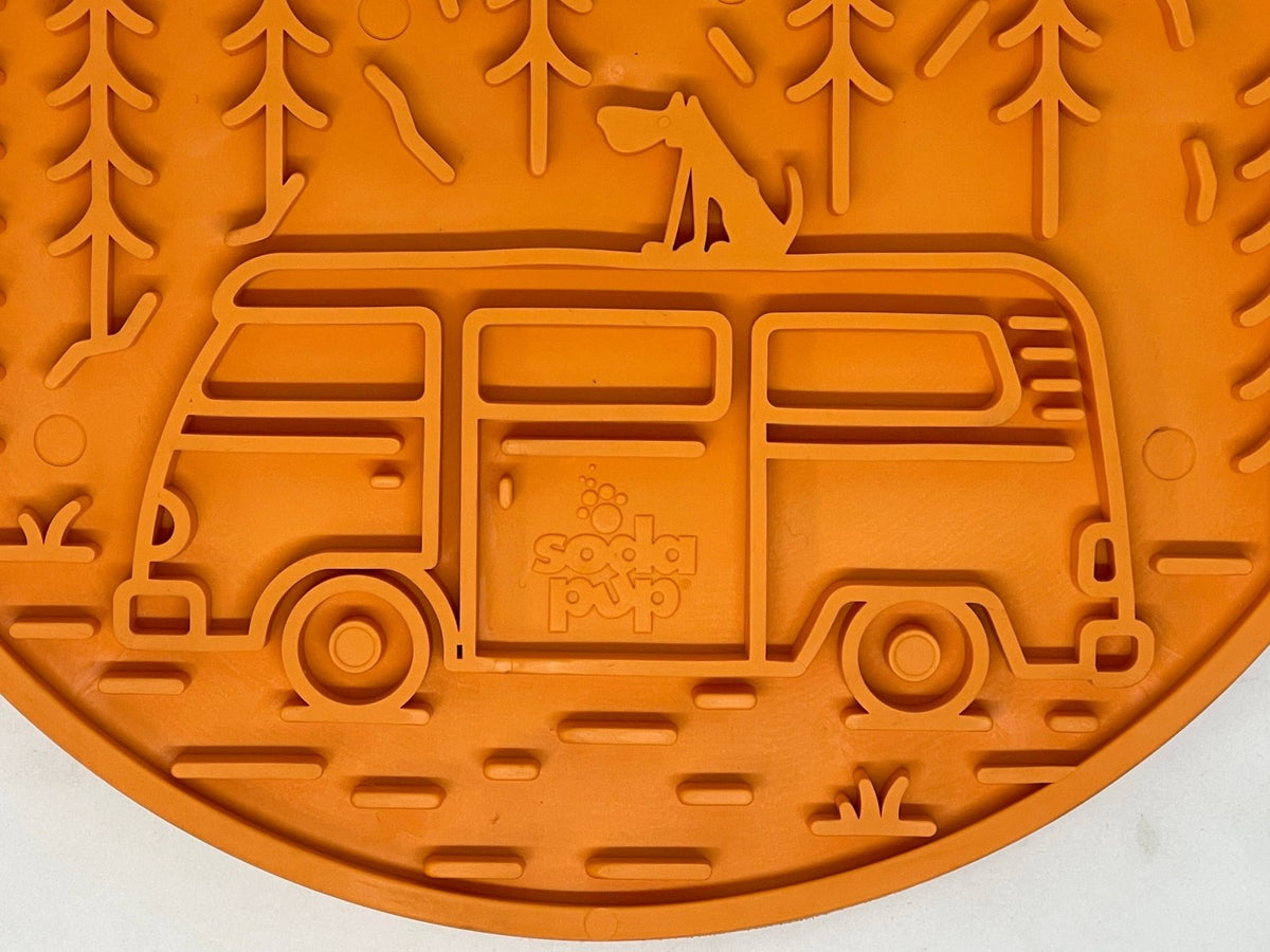 Camper Enrichment Lick Mat With Suction Cups