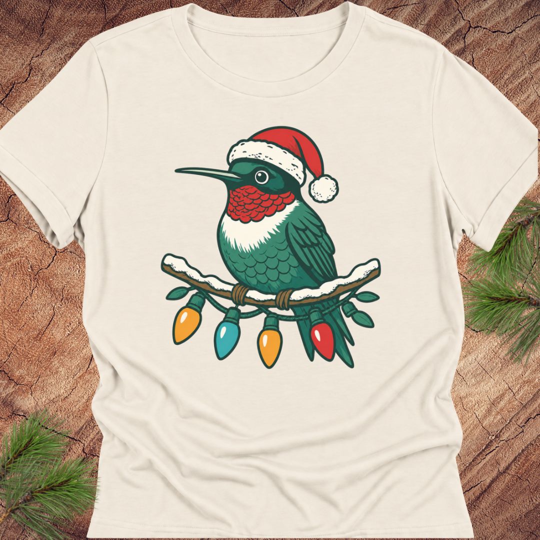 Christmas Hummingbird Women's Relaxed Tee