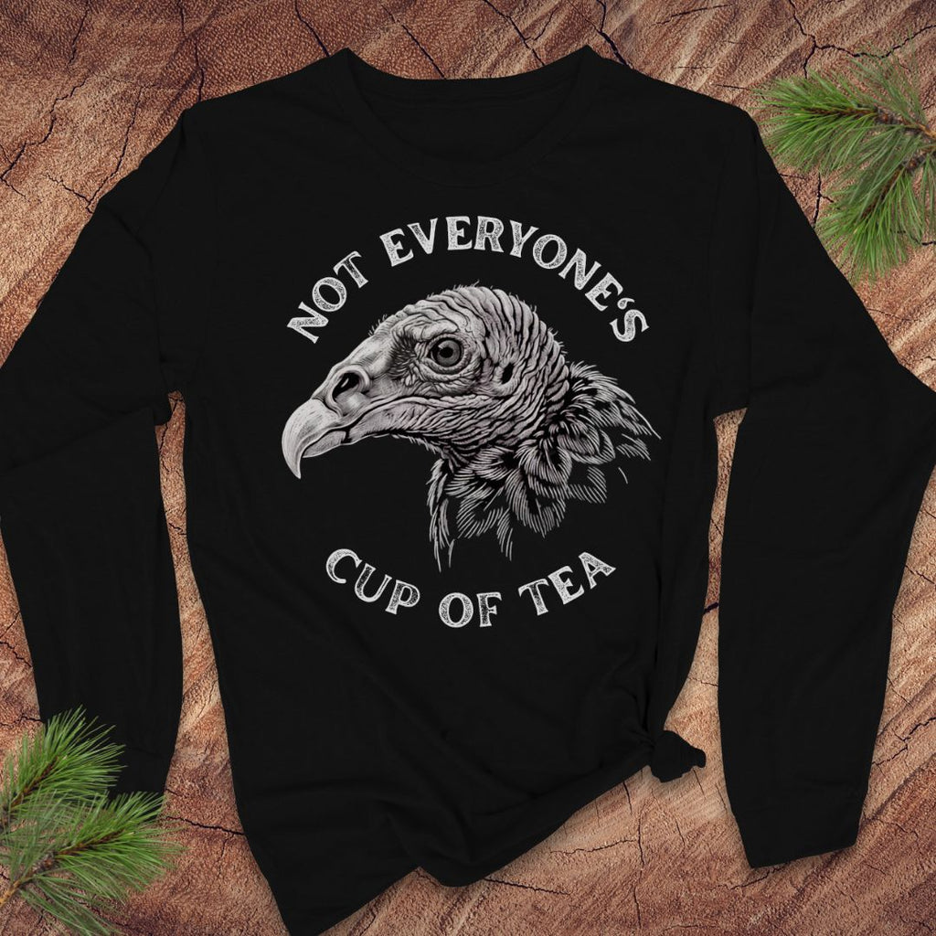 Cup of Tea Vulture Long-Sleeve Tee