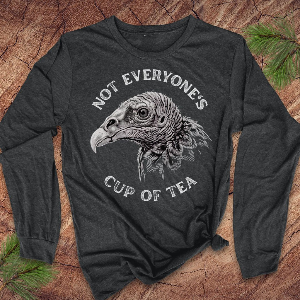 Cup of Tea Vulture Long-Sleeve Tee