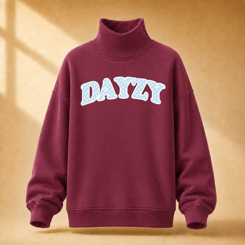 'Dayzy Dots' Mockneck
