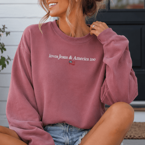 'Faith & Freedom' Cozy Crew product image 2