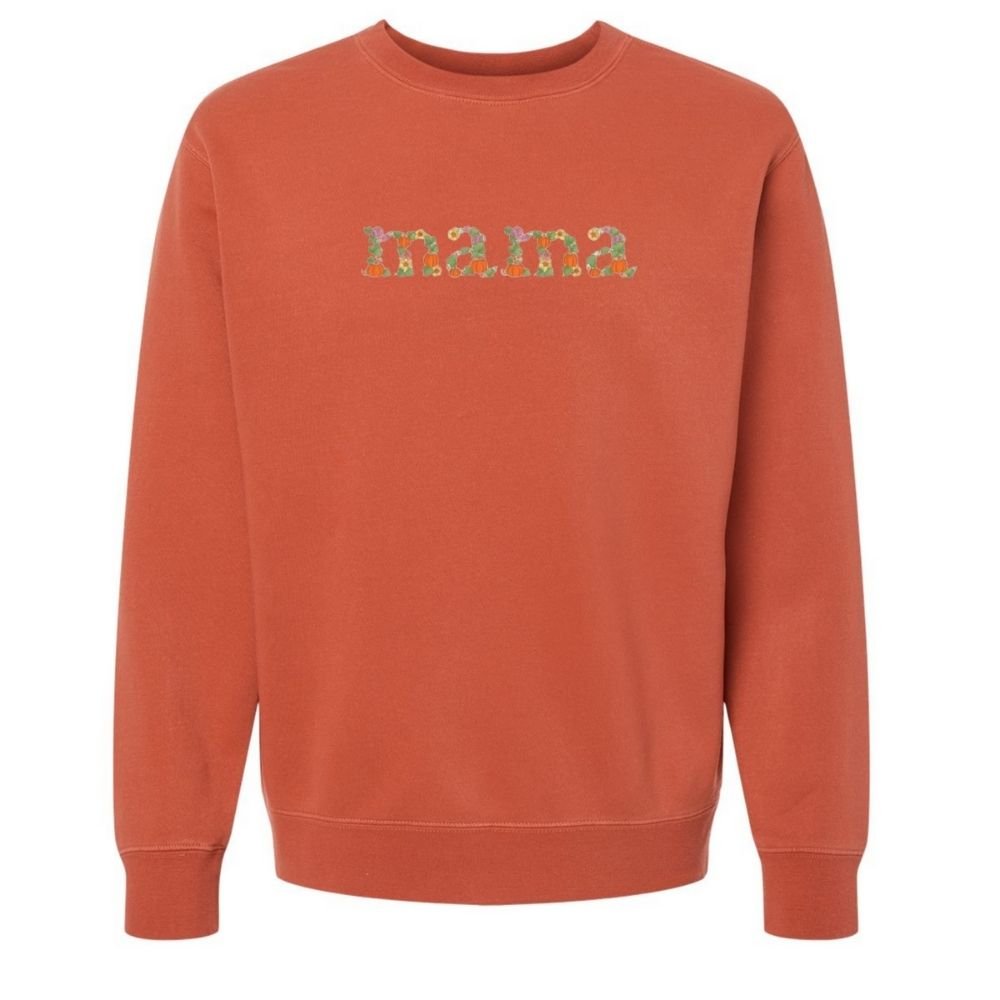 'Best MAMA in the Pumpkin Patch' Embroidered Cozy Crew product image 5