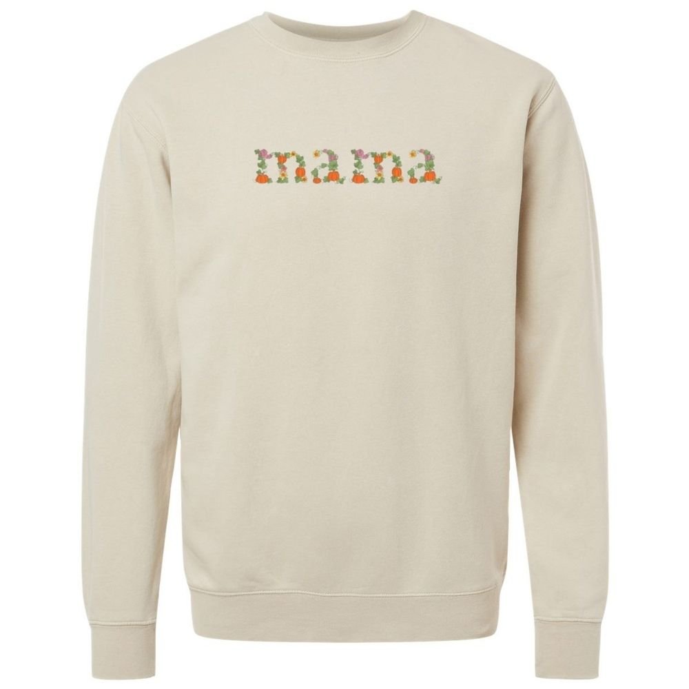 'Best MAMA in the Pumpkin Patch' Embroidered Cozy Crew product image 3