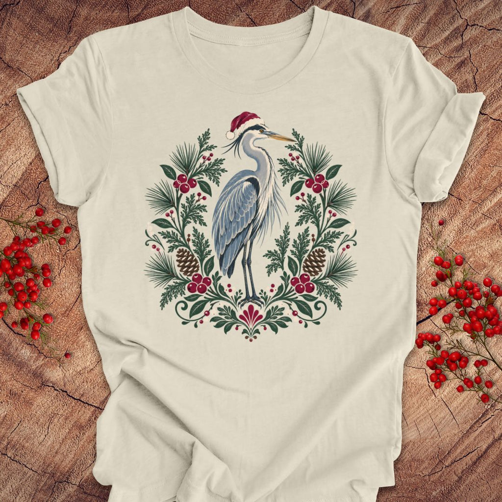 Festive Heron Tee