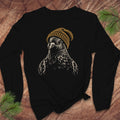 Fuzzy Cap Pigeon Long-Sleeve Tee
