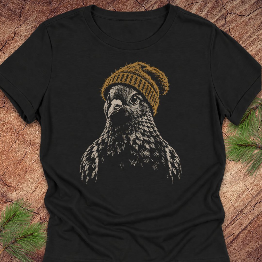 Fuzzy Cap Pigeon Women's Relaxed Tee