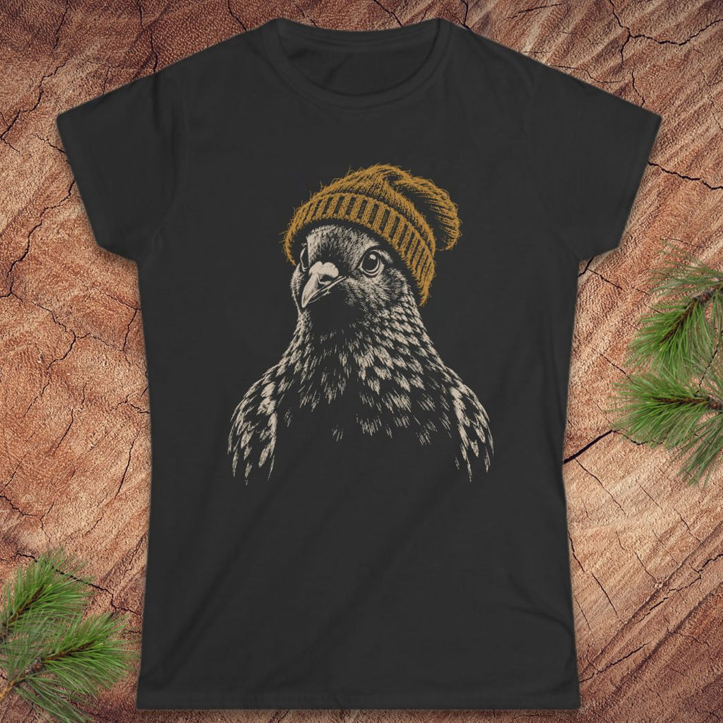 Fuzzy Cap Pigeon Women's Tee