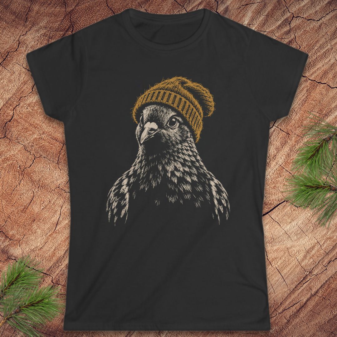 Fuzzy Cap Pigeon Women's Tee