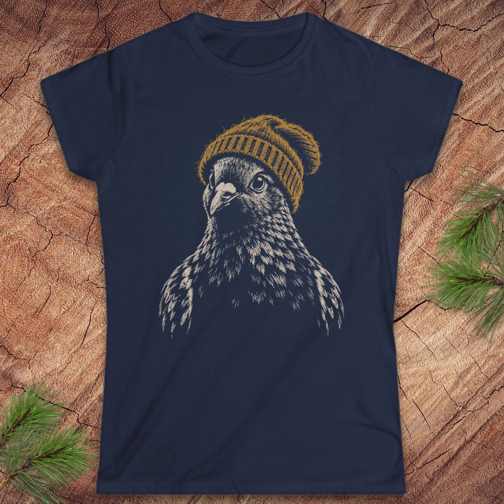 Fuzzy Cap Pigeon Women's Tee
