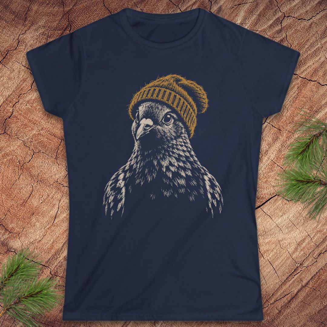 Fuzzy Cap Pigeon Women's Tee