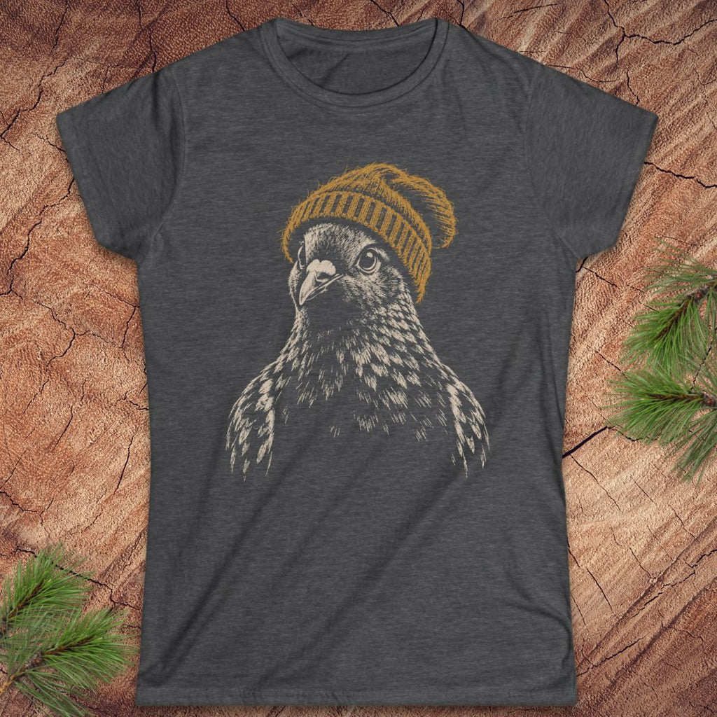 Fuzzy Cap Pigeon Women's Tee