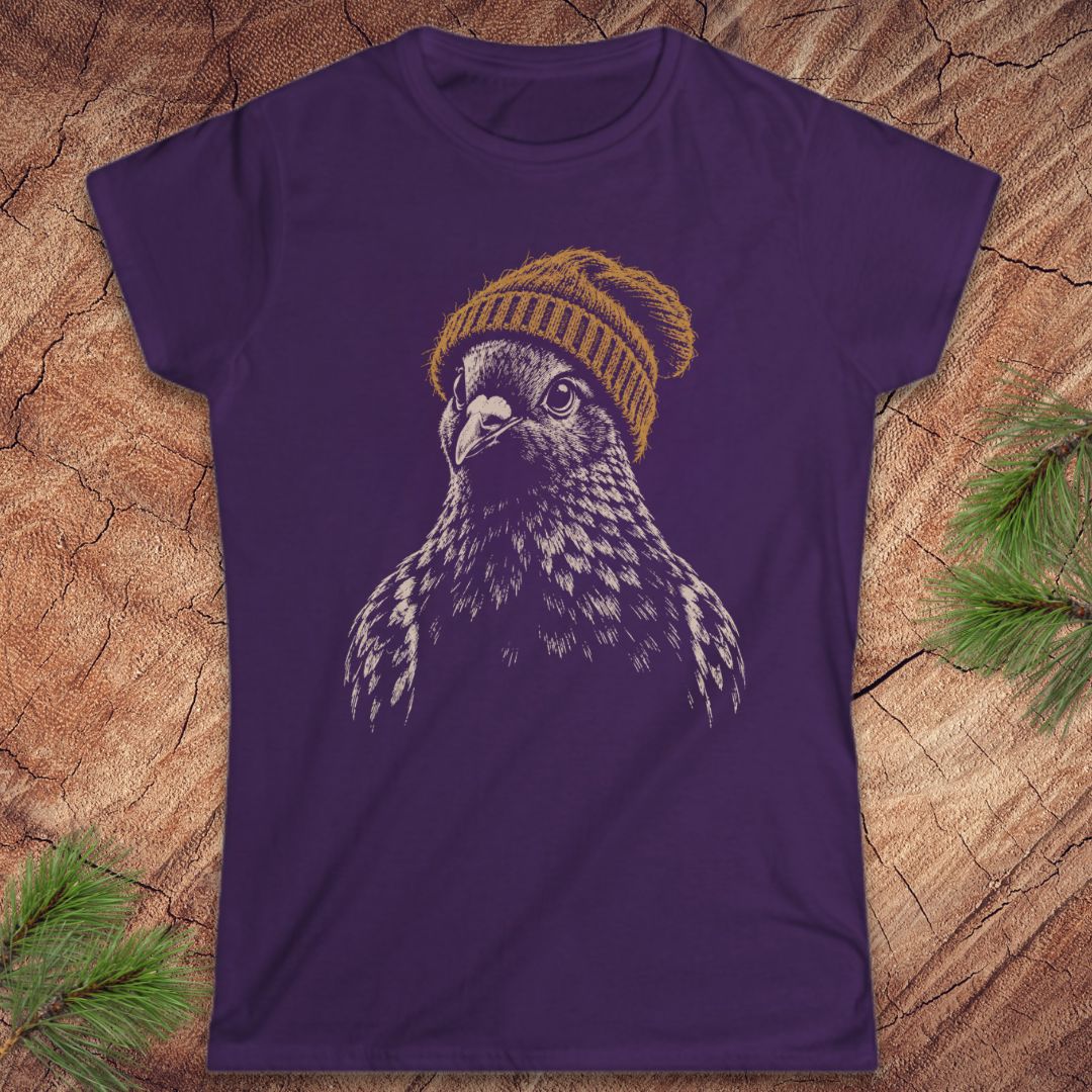 Fuzzy Cap Pigeon Women's Tee