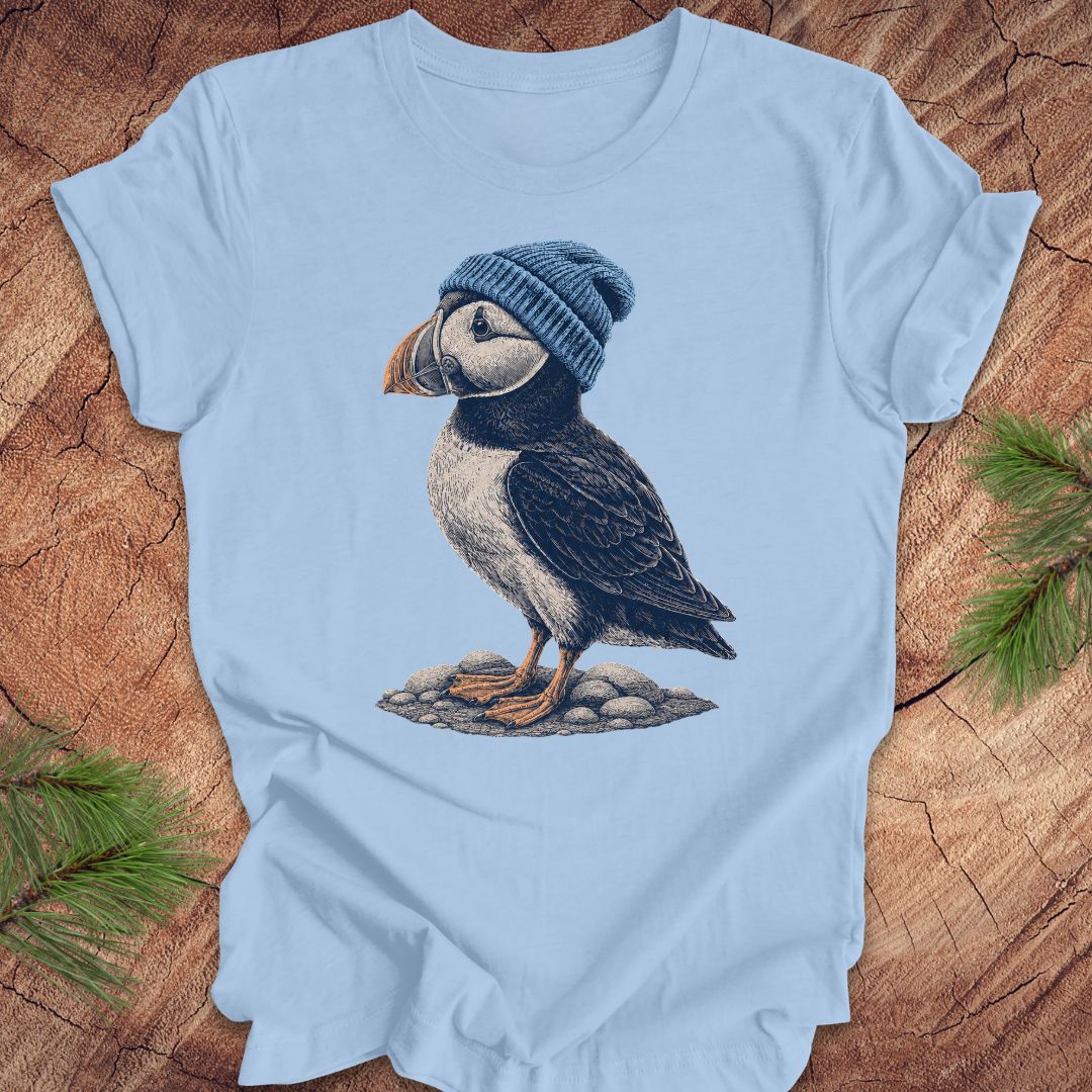 Fuzzy Cap Puffin Tee