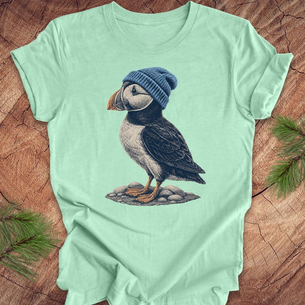 Fuzzy Cap Puffin Tee