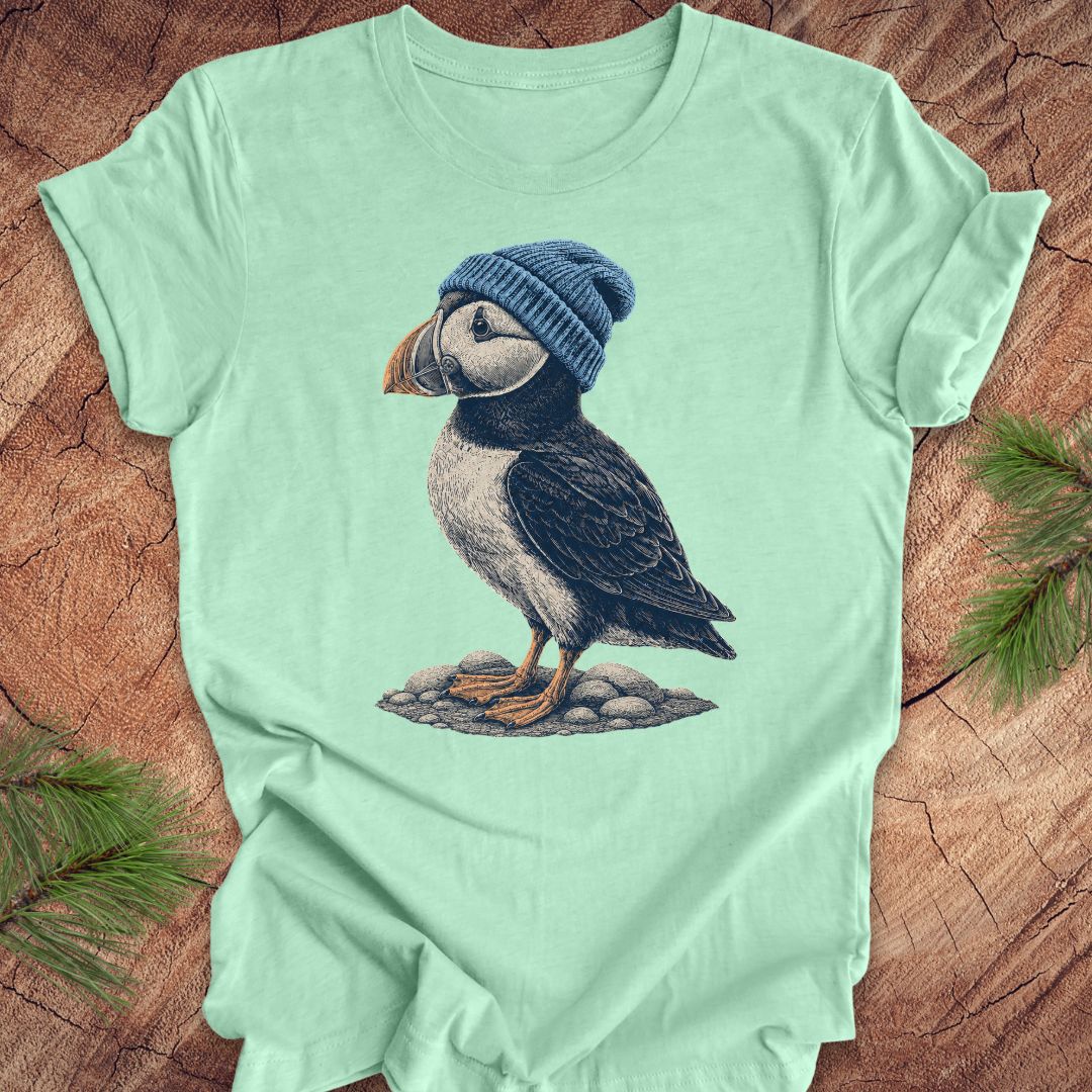 Fuzzy Cap Puffin Tee