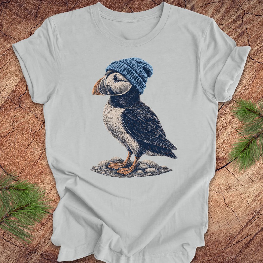 Fuzzy Cap Puffin Tee