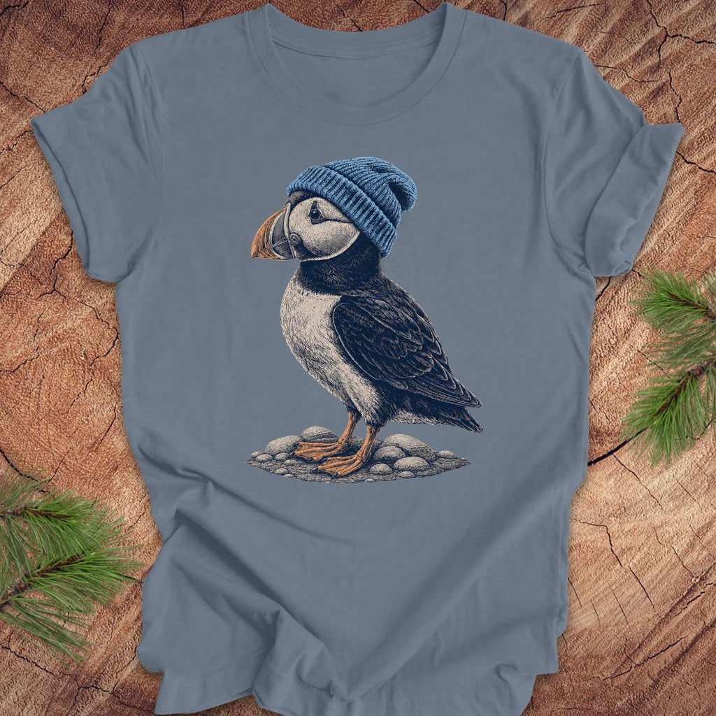 Fuzzy Cap Puffin Tee