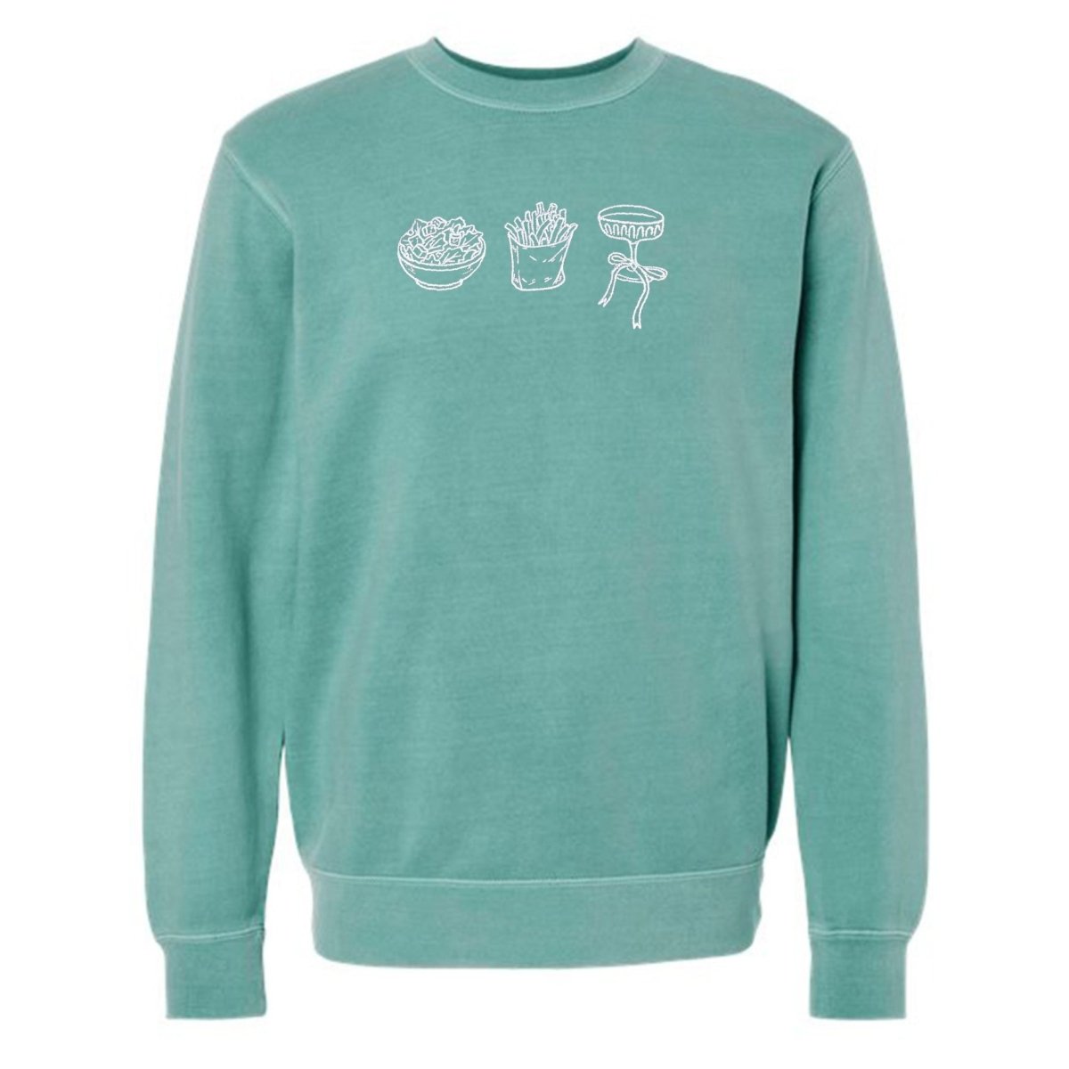 'Girl Dinner' Embroidered Cozy Crew product image 13