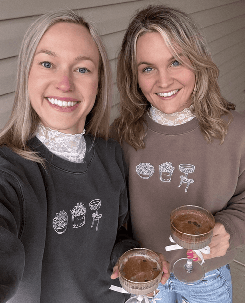 'Girl Dinner' Embroidered Cozy Crew product image 2