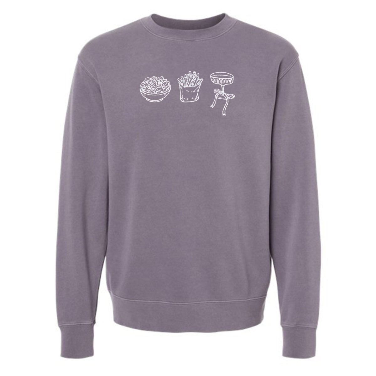 'Girl Dinner' Embroidered Cozy Crew product image 14