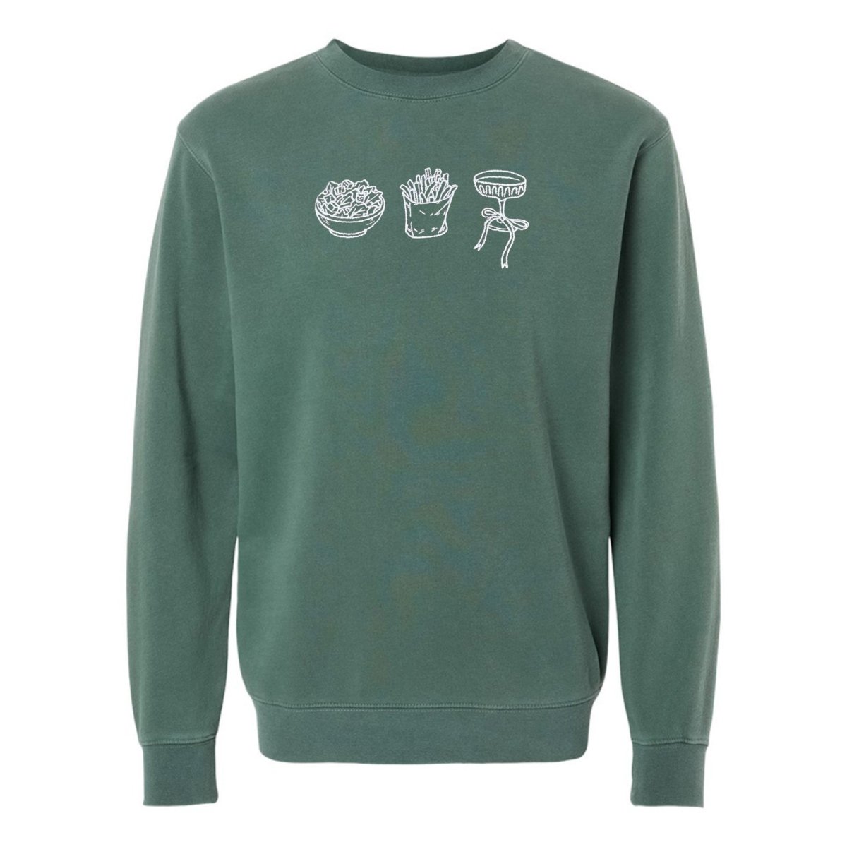 'Girl Dinner' Embroidered Cozy Crew product image 15